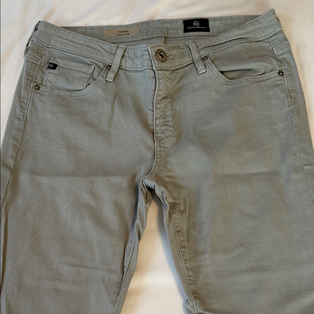 AG Adriano Goldschied The Stilt Cigarette Leg Casual Pants
